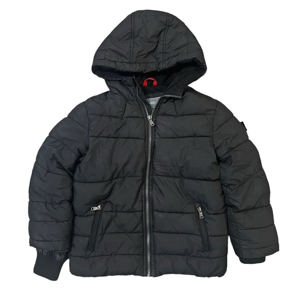 Michael Kors Puffer Coat Heavy Fleece Lined Black Size 5 / 6